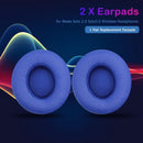 1 Pair Replacement Earpads for Beats Solo 2/3 Wireless Headphones (Blue) Newly