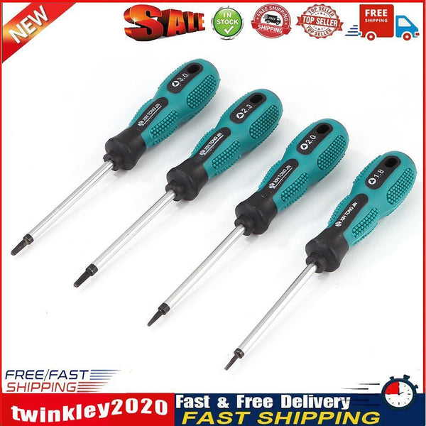 Manual Insulated Screw Driver Triangle Screwdriver Repair Hand Tool (4pcs) Newly
