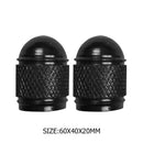 2pcs Electric Scooter Valve Stem Cap Dust-proof Cover for M365 Pro (Black) Newly