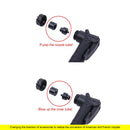 DUUTI PP-24 Bicycle Air Pump for American Presta Valve + Glueless Tire Patch Kit