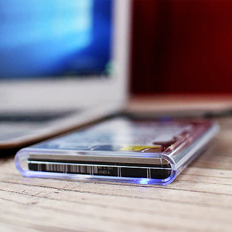 2.5 inch Transparent SSD HDD Case SATA to USB 3.0 Micro-B Adapter Enclosure