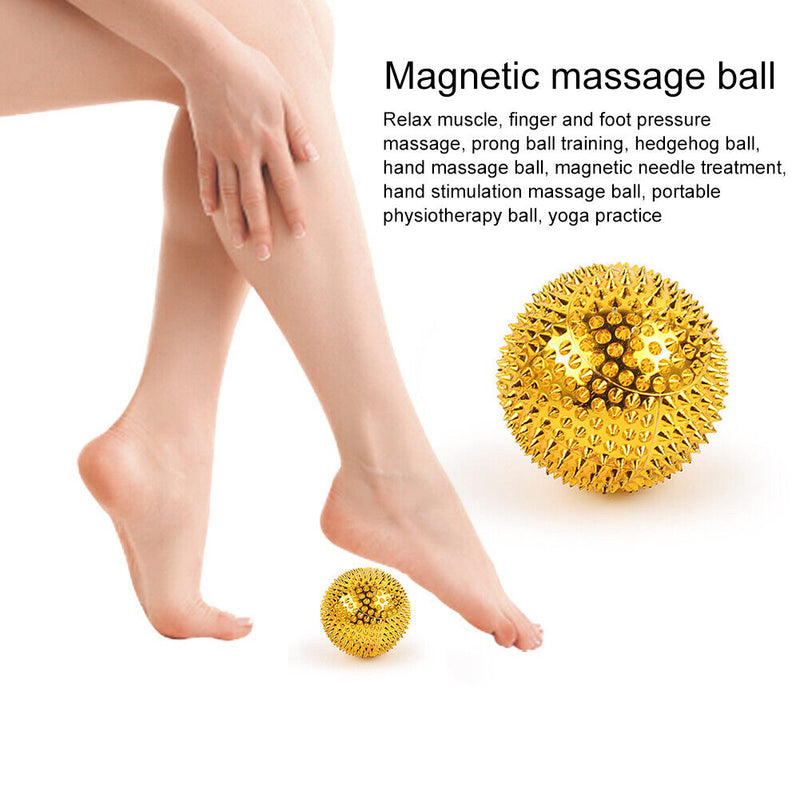Magnet Hand Acupuncture Ball Acupoint Needle Massage Men Women Pressure Relief