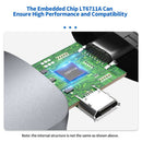 3 Docking Station USB Type C 3.1 Female to Male Converter USB-C to HDMI Adapter