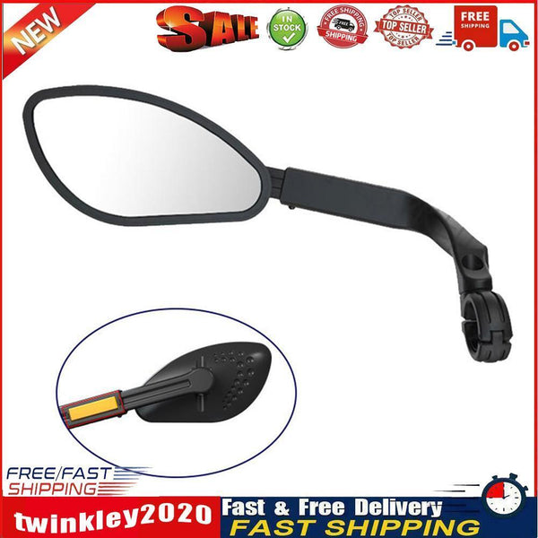 Bicycle Handlebar Mirror Mountain Road Bike Rearview Mirrors Parts (Left) Newly