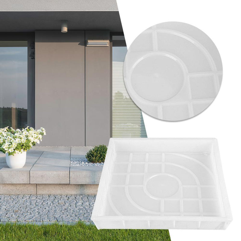 DIY Garden Courtyard Pavement Mold Lawn Paving Brick Stone Road Concrete Mould
