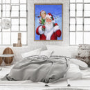 DIY Paint By Numbers Set Oil Hand Painted Santa Claus Kids Drawing Home Craft