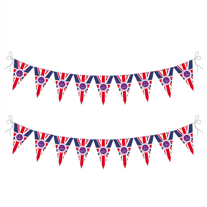 England Flag String Hanging Banner Queen Day String Flag Party Supply (A11)