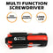 6 in 1 Screwdriver W/ 6 LED Torch Flash Light Multi-Functional Repair Tools n?~