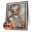 5D Diamond Painting Girl Full Round Drill Rhinestone DIY Home Decoration Gift