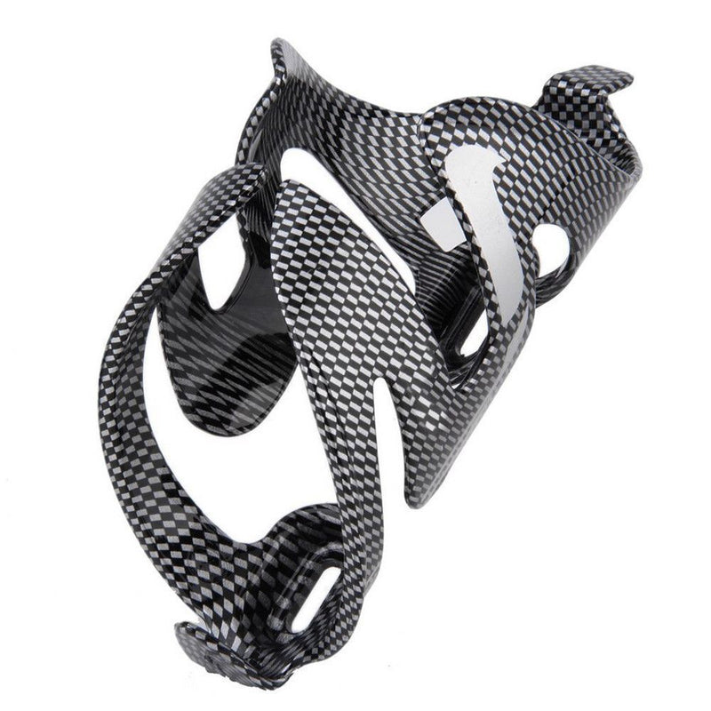 Drink Holder Black Bracket Bike Cup Rack Water Bottle Cage Glass Carbon Fiber