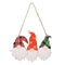 Xmas Decor Sign Gnome Door Hanger Christmas Door Decoration Hanging Sign Wood