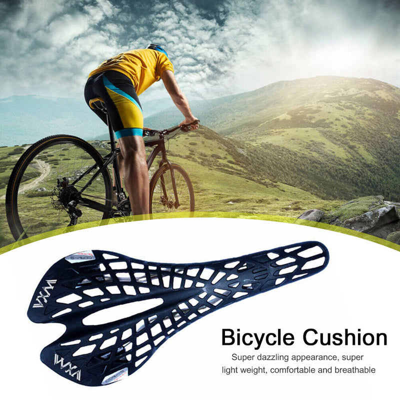 Mountain Bike Saddle Road Bicycle Breathable Spider Seat Cushion (Black) Newly