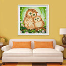 Full Drill Two Owls 5D Diamond DIY Painting Craft Kit Home Decor Newly