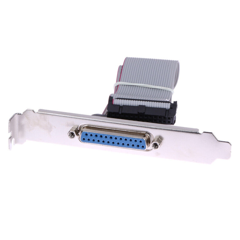 Motherboard DB25 1-Port Serial Parallel PCI Header Cable Slot Plate