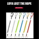 Portable Fishing Lanyard Rope Wire Steel Anti-lost Keychain Lock Tackle Tool