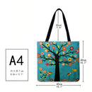 Cartoon biPrinted Shoulder Shopping Bag Casual Large Tote Handbag (40*40cm)