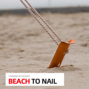 Snow & Sand Tent Stakes Pegs - Aluminum Alloy U-Shaped Tent Pegs (Golden) Newly