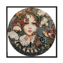 Not Full Embroidery DIY Maid Printed Cross Stitch 11CT Cotton Thread Set