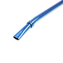 Stainless Steel Drinking Straw Reusable Sucker Spoon Filter Bar Kit (Blue) Newly