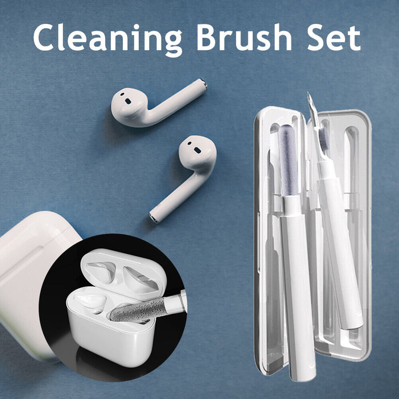 2 in 1 Wireless Earbud Earphone Cleaner Bluetooth-Compatible Headset Pen Br
