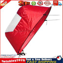 42 Inch Folding Kayak Wind Paddle Sailing Popup Sail w/Clear Window(Red) Newly