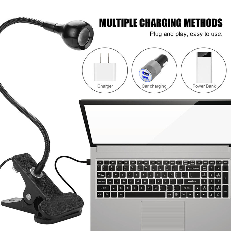 UV Glue Lamp 3W LED Ultraviolet Lamp with Clip & Switch for Mobile Phone Repair