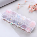 Stuff Storing Container Nail Art Tips Craft Organizer Storage Boxes Small Case