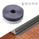 Door Window Bottoom Seal Strip Windproof Self Adhesive Sealing Tape (Grey) Newly