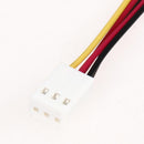 Wholesale 5Pcs/Lot 12V 3 Pin Female to 2/3 Pin Male PC Fan Power Splitter