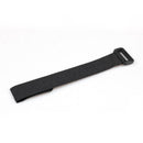 20Pcs Fishing Rod Tie Strap Suspenders Fastener Hook Loop Ties Belt (Black)