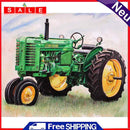 Frameless Tractor Oil Paint by Numbers Kit Handpainted Artwork Coloring Craft