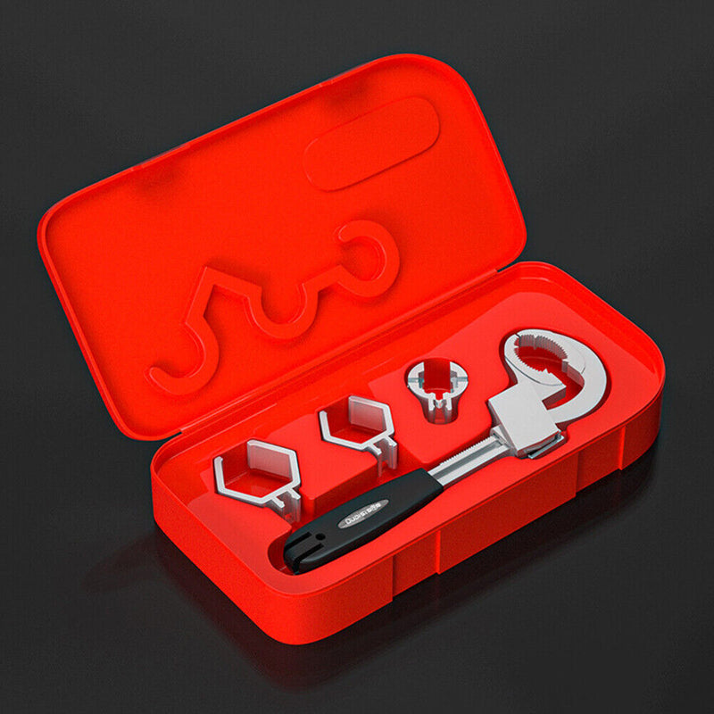 Universal Wrench Multifunctional Open End Spanner Comfort Grip Sink Repair