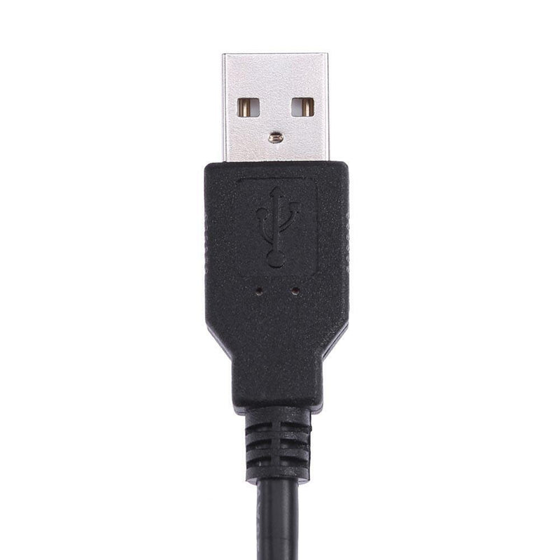 1M Dual USB 2.0 Built-in Female Adapter Port Extension Cable Car Car PC