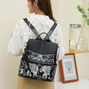 Retro Ethnic Backpack Women Girl Oxford Cloth School Casual Travel Rucksacks