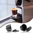 3pcs Plastic Coffee Capsule Cup for Dolce/Gusto Refillable Filters (Black)
