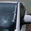 Car Prestige Performance Hellaflush Windshield Vinyl Stick SLIVER Car B6J9 U5W1