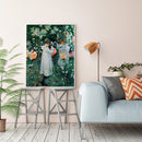 Oil Paint By Numbers Picture DIY Painting Woman Lantern Acrylic Paint Decor
