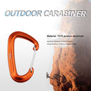Aluminum Carabiner Outdoor Camping Hammock Buckle Hook Mountain Climbing Tools