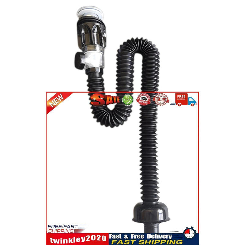 Flexible Deodorant Sink ABS Drain Pipe Horizontal/Vertical Row Suitable Newly