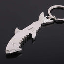 Husband Multi-Function Shark Bottle Opener Fish Bottle Opener Metal Key Chain
