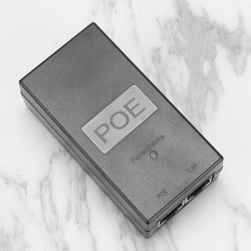ALLOET POE Power Supply 24V 0.5A 24W Desktop POE Power Injector Ethernet Adapter Practice
