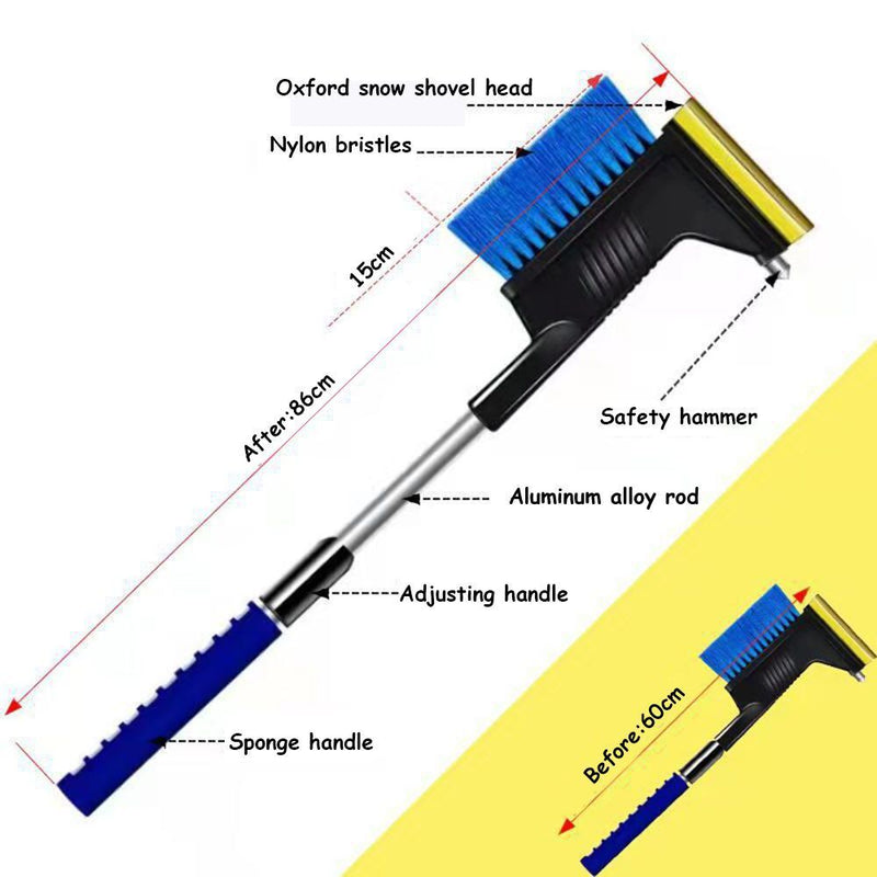 Detachable Car Cleaning Snow Brush Ice Scraper Water Remover Snow Shovel