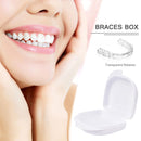 Retainer Box - Orthodontic Denture Mouth Guard Box Oral Care Case (White) Newly