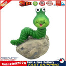 Tortoise Caterpillar Frog Sculpture Micro Landscape Flowerpot Statue (C) Newly
