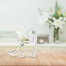 Dinosaur LED Neon Light Colorful Neon Sign Hanging Decoration Lamp (White) Newly