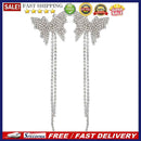 Retro Butterfly Rhinestone Dangle Earrings Women Tassel Long Ear Jewelry Gift