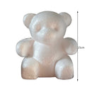 Valentines DIY Flower Bear Styrofoam Foam Mould Party Home Decor (15cm) Newly