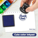 Fingerprint Square Inkpad for DIY Scrapbook Card Paper Craft Stamp (Blue)