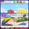Beach Parasol Oil Paint By Numbers Kits DIY Handpainted on Canvas Wall Pictures