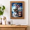 5D DIY Diamond Painting Owl Full Round Drill Mosaic Rhinestone Picture Home A